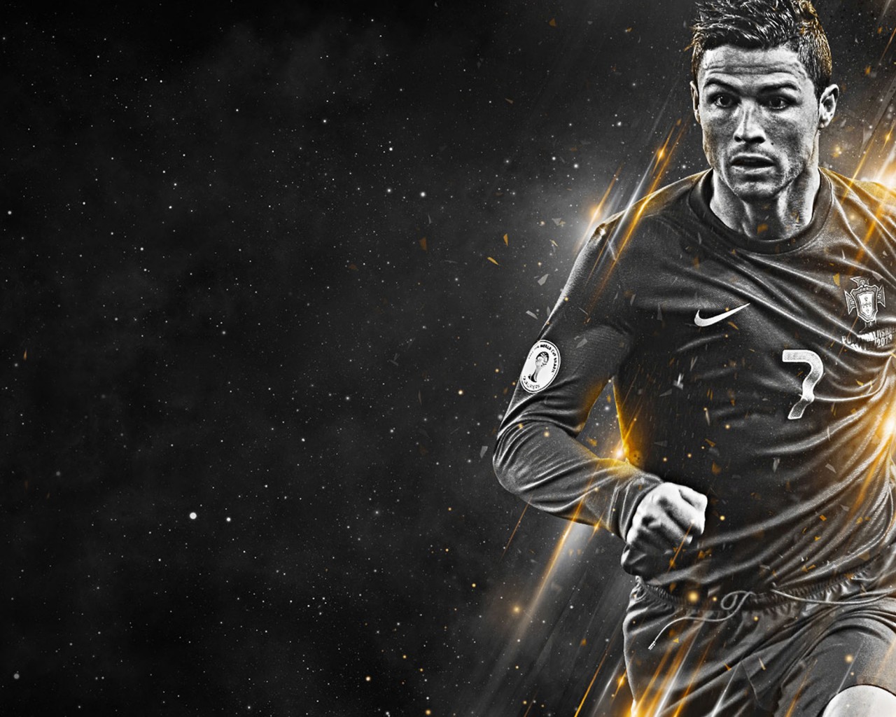 Cristiano Ronaldo black and white wallpaper - Cristiano Ronaldo Wallpapers