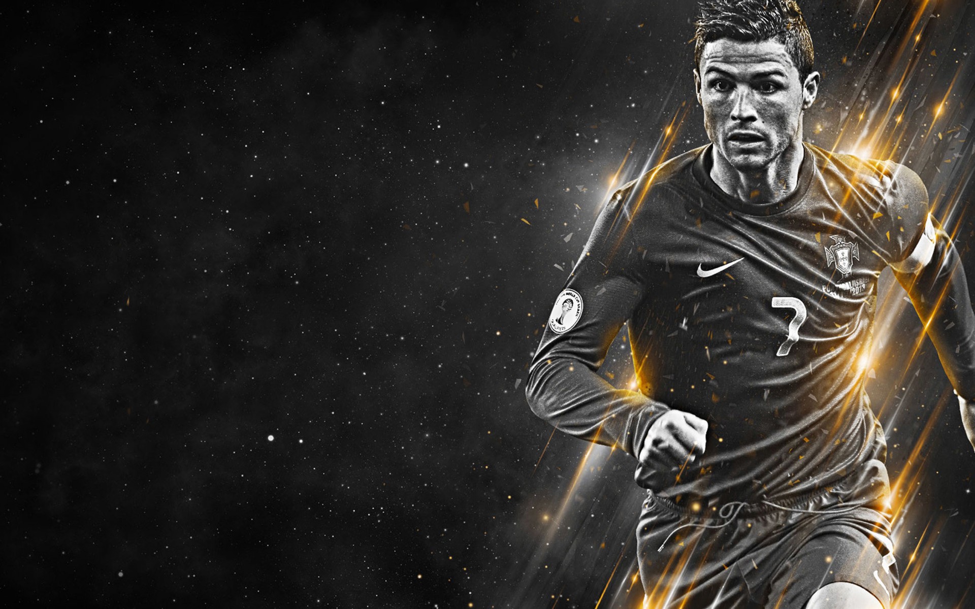 Cristiano Ronaldo black and white wallpaper - Cristiano Ronaldo Wallpapers