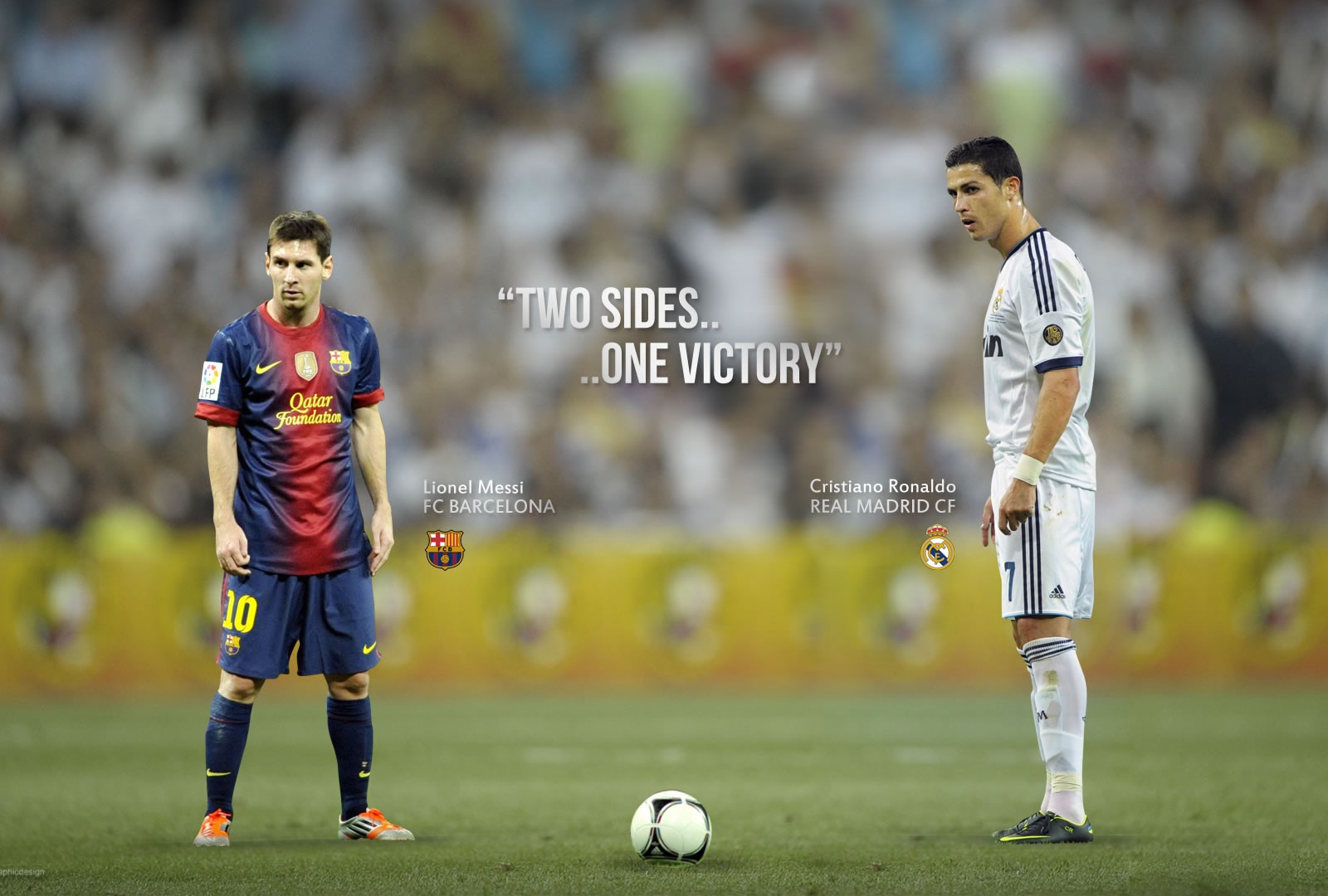 Ronaldo and Messi wallpaper by Drifter765 - Cristiano Ronaldo Wallpapers