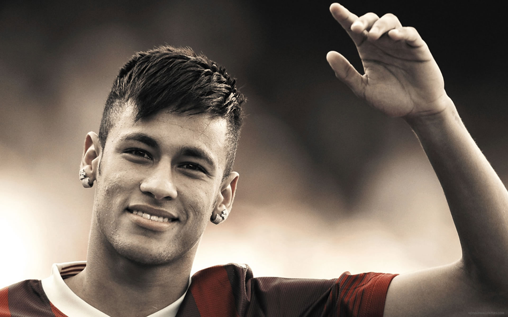 Neymar waving wallpaper (3)