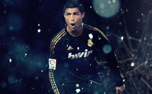 Cristiano Ronaldo Real Madrid screaming wallpaper