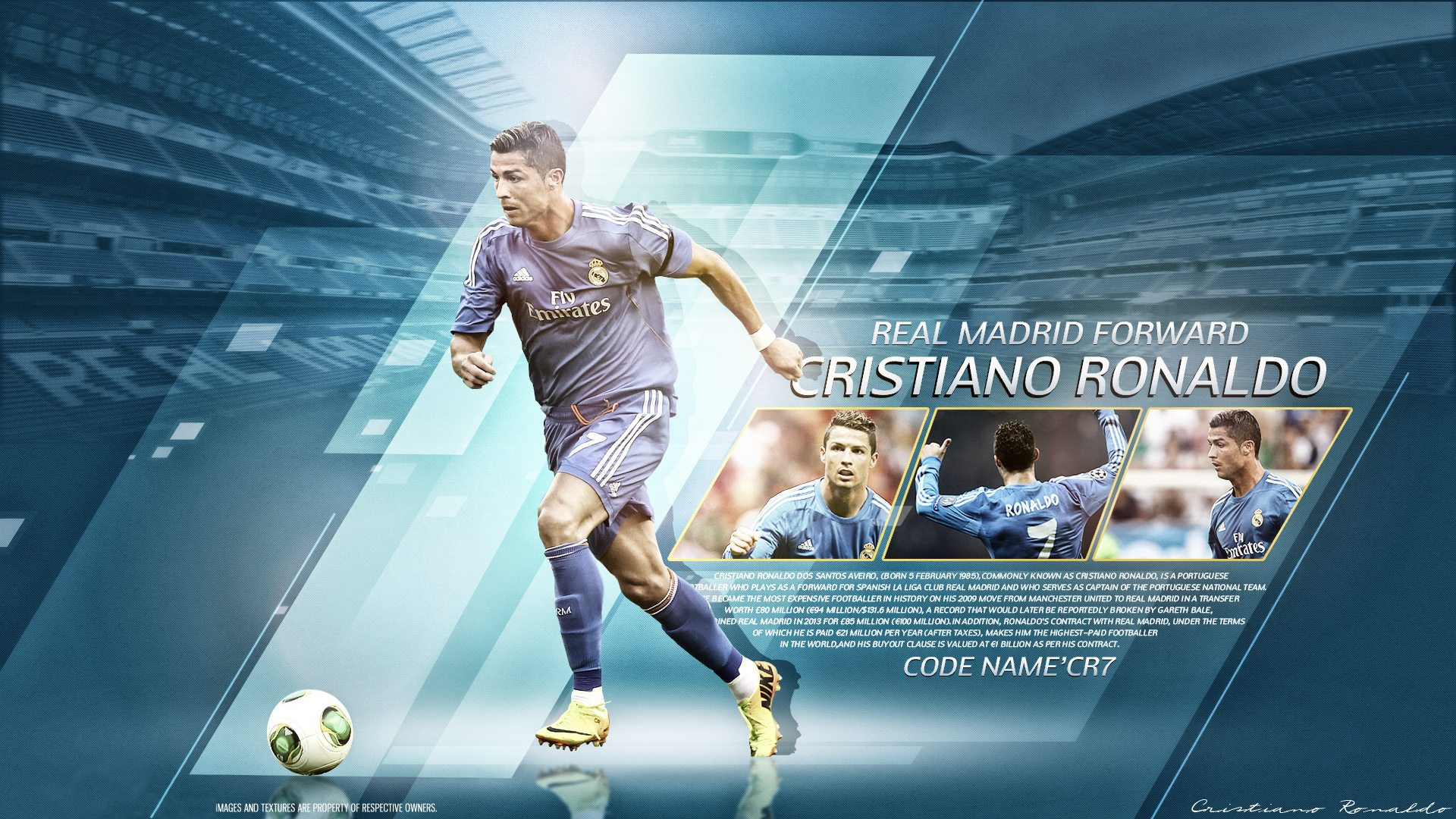 Cristiano Ronaldo Real Madrid wallpaper - Cristiano Ronaldo Wallpapers