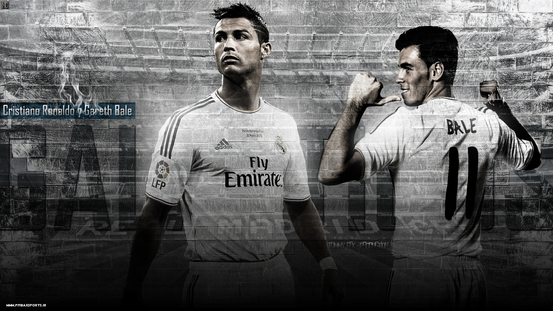 Cristiano Ronaldo and Gareth Bale wallpaper