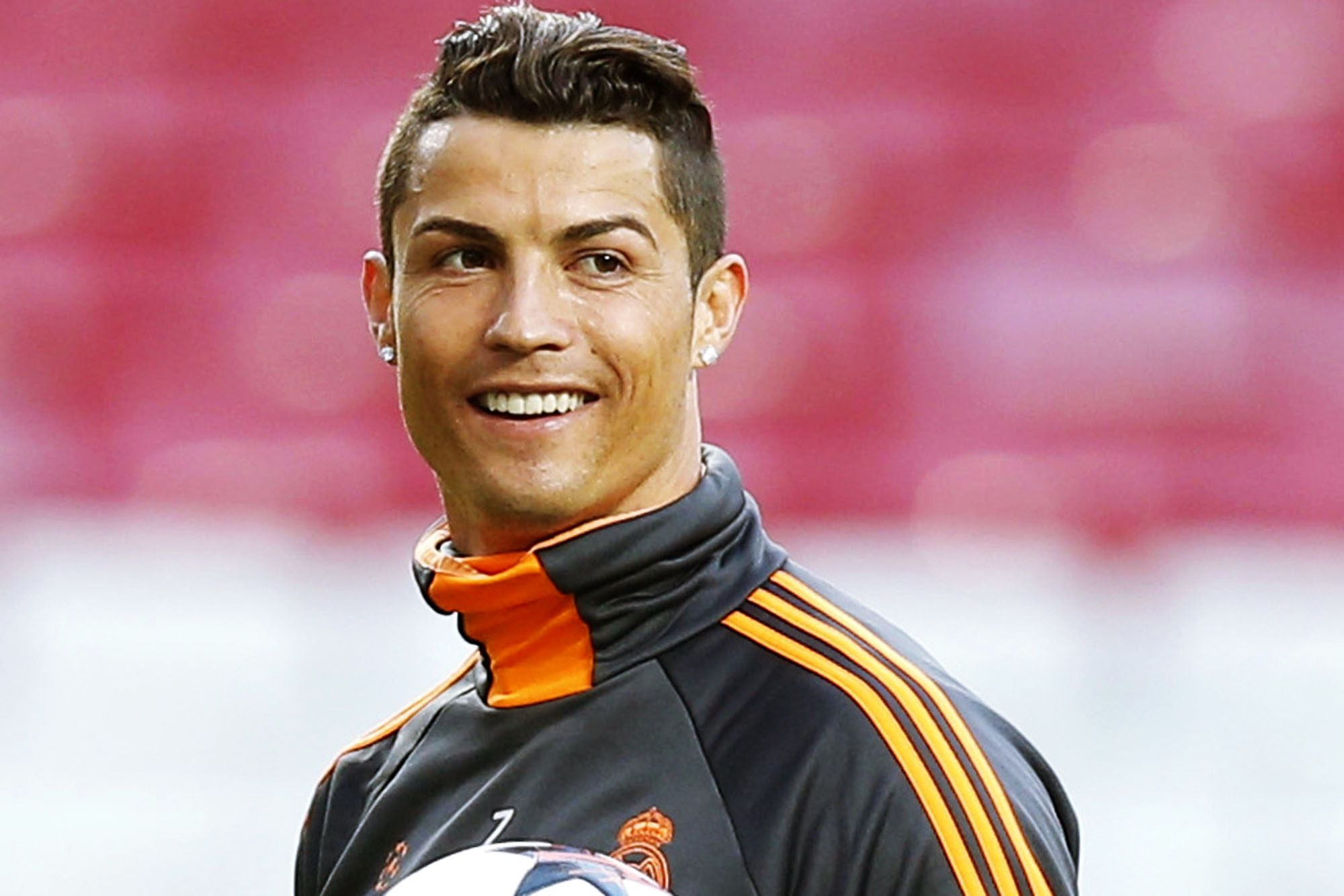 Cristiano Ronaldo smiling wallpaper