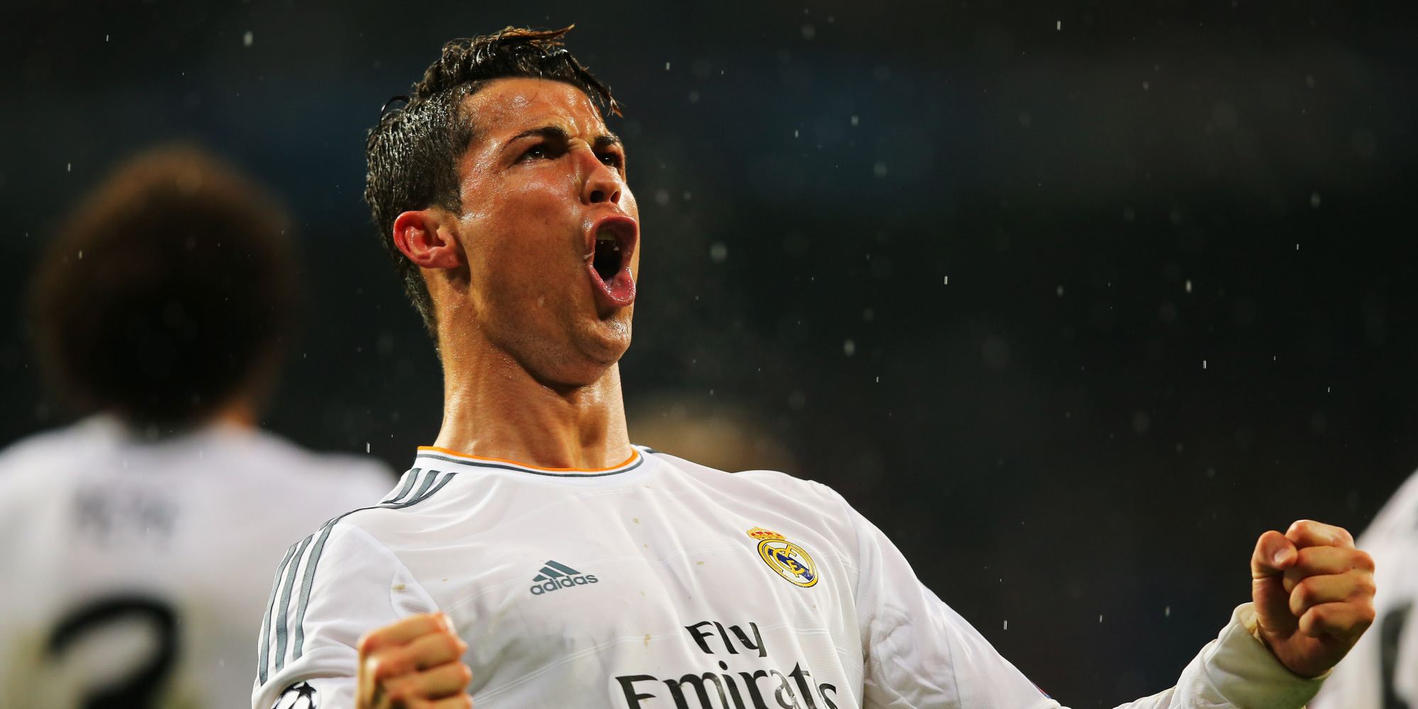 Ronaldo celebratory scream wallpaper