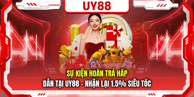 Sự Kiện Hoàn Trả Hấp Dẫn Tại UY88 - Nhận Lại 1.5% Siêu Tốc
